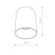 Точковий світильник Nowodvorski 8926 Eye tone GU10 1x10W IP20 Wh ( 4012087 )