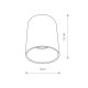 Точковий світильник Nowodvorski 8930 Eye tone GU10 1x10W IP20 Bl ( 4012089 )