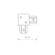 З'єднувач кутовий Nowodvorski 8970 Profile recessed l-connector IP20 Wh ( 4012165 )