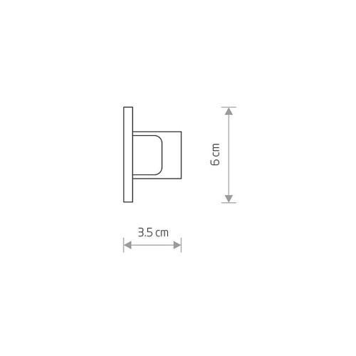 Заглушка Nowodvorski 8974 Profile recessed dead end cap IP20 Wh ( 4012169 )