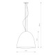 Подвесной светильник Nowodvorski 9023 Egg E27 5x40W IP20 Wh ( 4011491 )