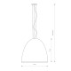 Подвесной светильник Nowodvorski 9025 Egg E27 7x40W IP20 Wh ( 4011493 )