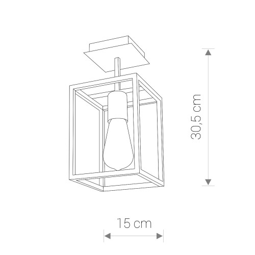 Люстра Nowodvorski 9045 Crate E27 1x60W IP20 Bl ( 4011501 )