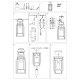 Люстра Nowodvorski 9045 Crate E27 1x60W IP20 Bl ( 4011501 )
