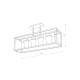Люстра Nowodvorski 9047 Crate E27 5x60W IP20 Bl ( 4011502 )