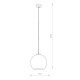 Подвесной светильник Nowodvorski 9056 Polaris E27 1x60W IP20 Chrom ( 4011504 )