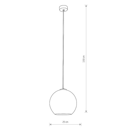 Подвесной светильник Nowodvorski 9058 Polaris E27 1x60W IP20 Copper ( 4011506 )