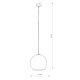 Подвесной светильник Nowodvorski 9058 Polaris E27 1x60W IP20 Copper ( 4011506 )