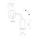 Бра Nowodvorski 9068 Eye flex GU10 1x10W IP20 Bl ( 4010966 )