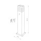 Светильник уличный Nowodvorski 9097 Rio E27 1x40W IP54 Bl ( 4011099 )