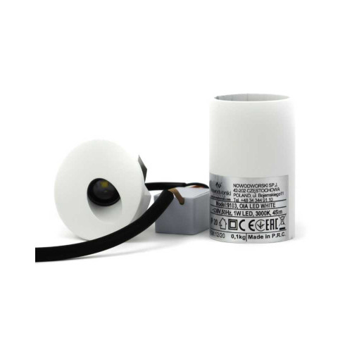 Світильник Nowodvorski 9103 Oia LED 1x1W 3000K 45Lm IP20 Wh ( 4011103 )