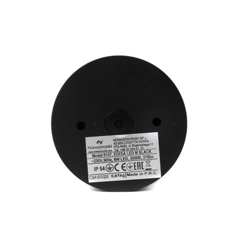 Світильник вуличний Nowodvorski 9107 Edesa LED 1x7W 3000K 530Lm IP54 Bl ( 4011107 )
