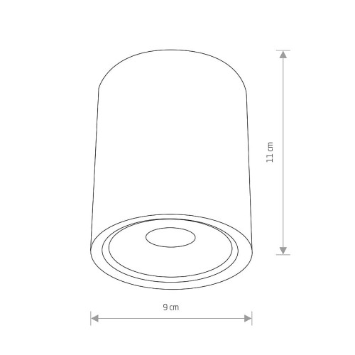 Світильник вуличний Nowodvorski 9107 Edesa LED 1x7W 3000K 530Lm IP54 Bl ( 4011107 )