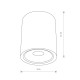 Світильник вуличний Nowodvorski 9107 Edesa LED 1x7W 3000K 530Lm IP54 Bl ( 4011107 )