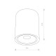 Світильник вуличний Nowodvorski 9108 Edesa LED 1x6W 3000K 460Lm IP54 Wh ( 4011108 )