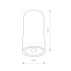Светильник уличный Nowodvorski 9111 Edesa LED 1x3W 3000K 220Lm IP54 Wh ( 4011110 )