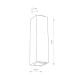 Світильник вуличний Nowodvorski 9112 Lens LED 2x2W 3000K 40Lm IP54 Bl ( 4011111 )