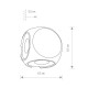 Светильник уличный Nowodvorski 9115 Patras led cn LED 4x1W 3000K 320Lm IP54 Bl ( 4011113 )