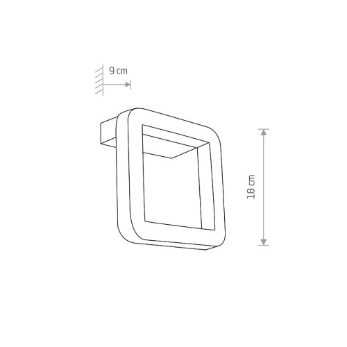 Светильник уличный Nowodvorski 9121 Thika LED 1x10W 3000K 996Lm IP54 Bl ( 4011116 )