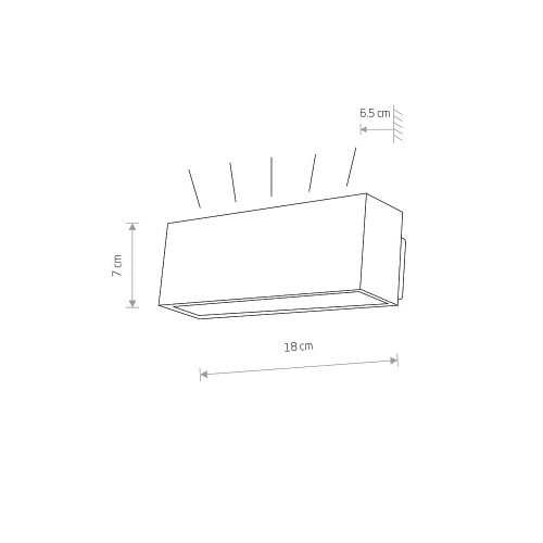 Світильник вуличний Nowodvorski 9122 Unit LED 2x5W 3000K 727Lm IP54 Bl ( 4011117 )