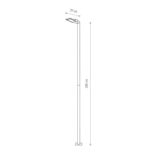 Світильник вуличний Nowodvorski 9125 Pathway LED 1x36W 3000K 3600Lm IP44 Bl ( 4011120 )