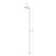 Світильник вуличний Nowodvorski 9125 Pathway LED 1x36W 3000K 3600Lm IP44 Bl ( 4011120 )