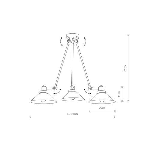 Люстра Nowodvorski 9142 Techno E27 3x60W IP20 Bl ( 4011516 )