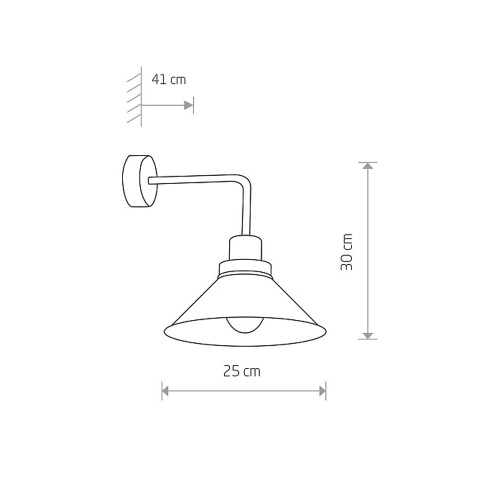 Бра Nowodvorski 9151 Craft E27 1x60W IP20 Bl ( 4010977 )