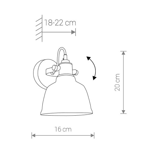 Бра Nowodvorski 9154 Amalfi E27 1x60W IP20 Silver ( 4010978 )