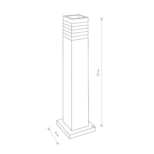 Світильник вуличний Nowodvorski 9158 Oir E27 1x40W IP44 Bl ( 4011121 )