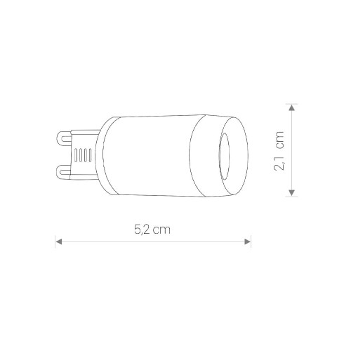 Лампа Nowodvorski 9173 Bulb g9 led G9 1x3W 3000K 330Lm Wh ( 4011182 )