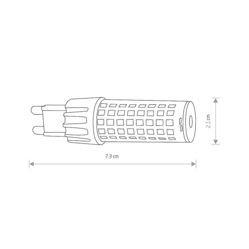 Лампа Nowodvorski 9197 Bulb g9 led G9 1x7W 3000K 750Lm Wh ( 4011186 )