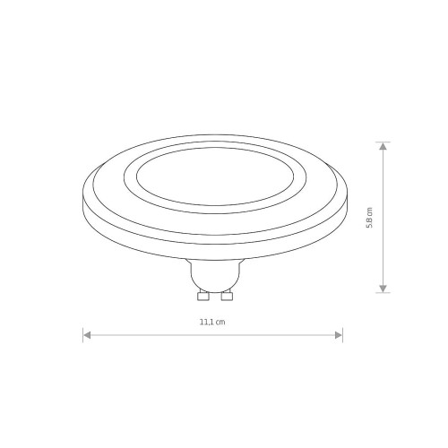 Лампа Nowodvorski 9212 Reflector led GU10 1x9W 4000K 730Lm IP20 Wh ( 4011188 )
