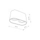 Точковий світильник Nowodvorski 9240 Oval GU10 2x75W IP20 Bl ( 4012100 )