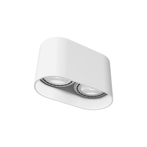 Точечный светильник Nowodvorski 9241 Oval GU10 2x75W IP20 Wh ( 4012101 )