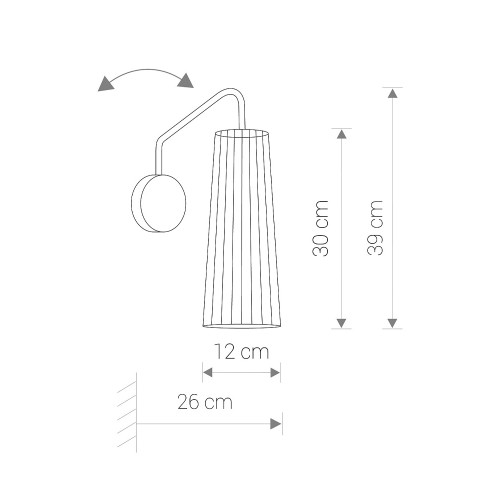 Бра Nowodvorski 9261 Dover GU10 1x35W IP20 Wh ( 4010982 )