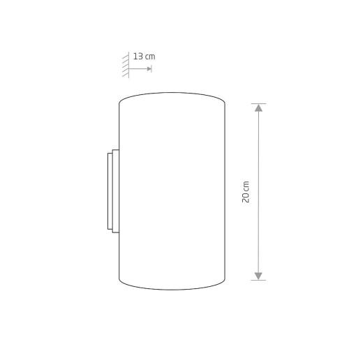 Светильник Nowodvorski 9317 Tube GU10, ES111 2x75W IP20 Wh ( 4011745 )