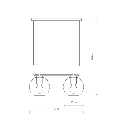 Люстра Nowodvorski 9363 Monaco E27 2x60W IP20 Bl ( 4011536 )