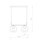 Люстра Nowodvorski 9363 Monaco E27 2x60W IP20 Bl ( 4011536 )