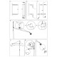 Бра Nowodvorski 9374 Crane E27 1x60W IP20 Bl ( 4010988 )