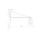 Бра Nowodvorski 9374 Crane E27 1x60W IP20 Bl ( 4010988 )