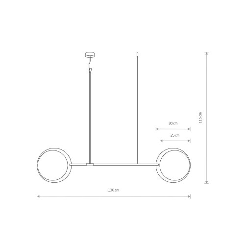 Люстра Nowodvorski 9375 Minimal E27 2x40W IP20 Вeige ( 4011538 )