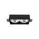Точковий світильник Nowodvorski 9403 Mod GU10 2x75W IP20 Bl ( 4012111 )