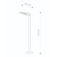 Светильник уличный Nowodvorski 9420 Pathway LED 1x24W 3000K 2200KLm IP44 Bl ( 4011125 )