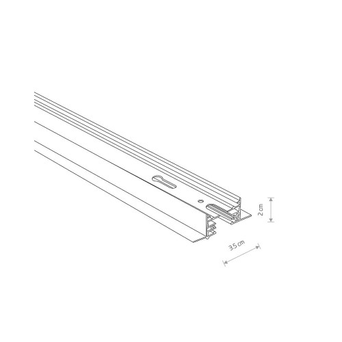 Шинопровід Nowodvorski 9448 Profile trac IP20 Bl ( 4012205 )