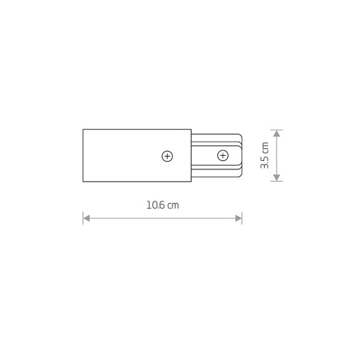Токоввод Nowodvorski 9462 Profile power end cap IP20 Wh ( 4012217 )
