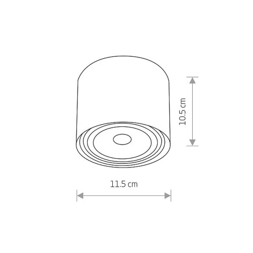 Точечный светильник Nowodvorski 9482 Bit GU10, ES111 1x75W IP20 Wh ( 4012122 )