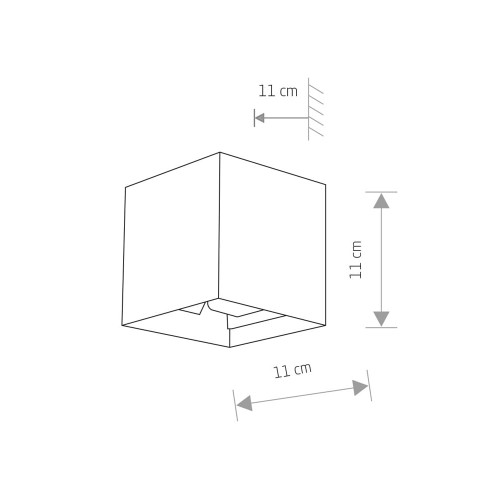 Светильник уличный Nowodvorski 9510 Lima LED 1x6W 3000K 400Lm IP54 Wh ( 4011130 )