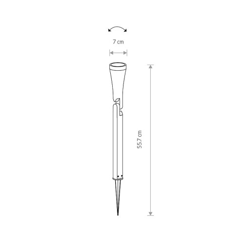 Світильник вуличний Nowodvorski 9561 Ottawa GU10 1x35W IP44 Gr ( 4011142 )