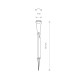 Світильник вуличний Nowodvorski 9561 Ottawa GU10 1x35W IP44 Gr ( 4011142 )